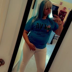 Custom color Chinese bang lace front wig